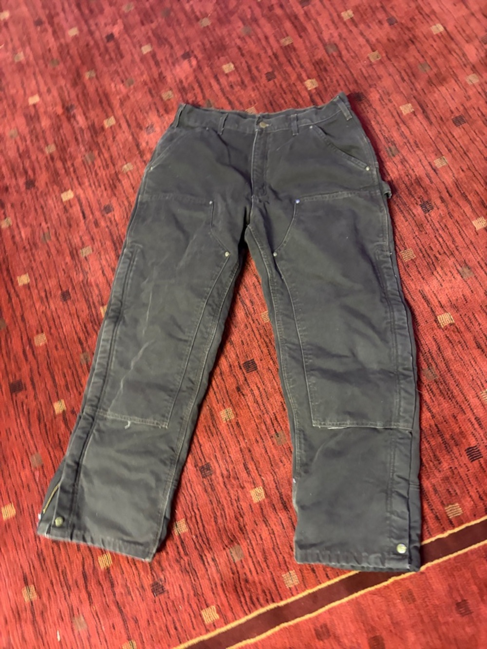Carhartt Men's Brown Work Pants 36 x 30